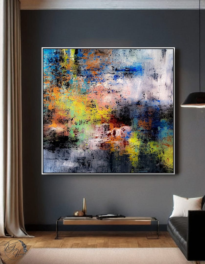 Painting abstract colorful