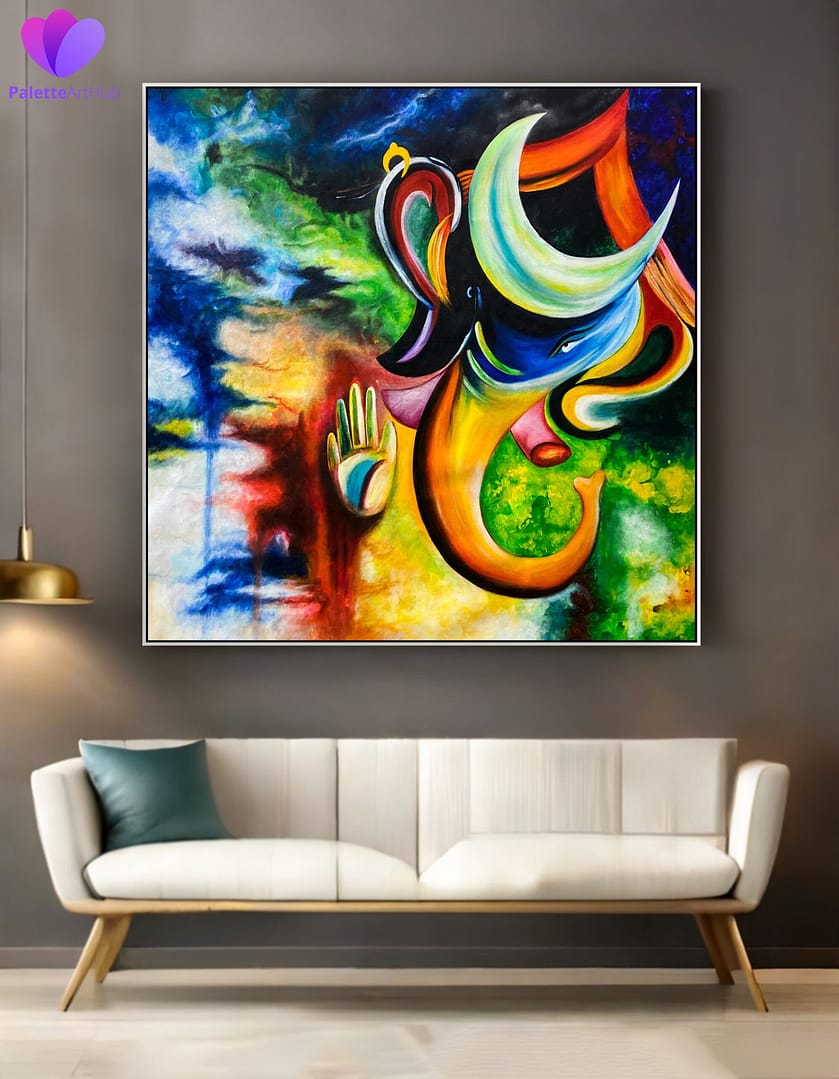 abstract canvas wall art