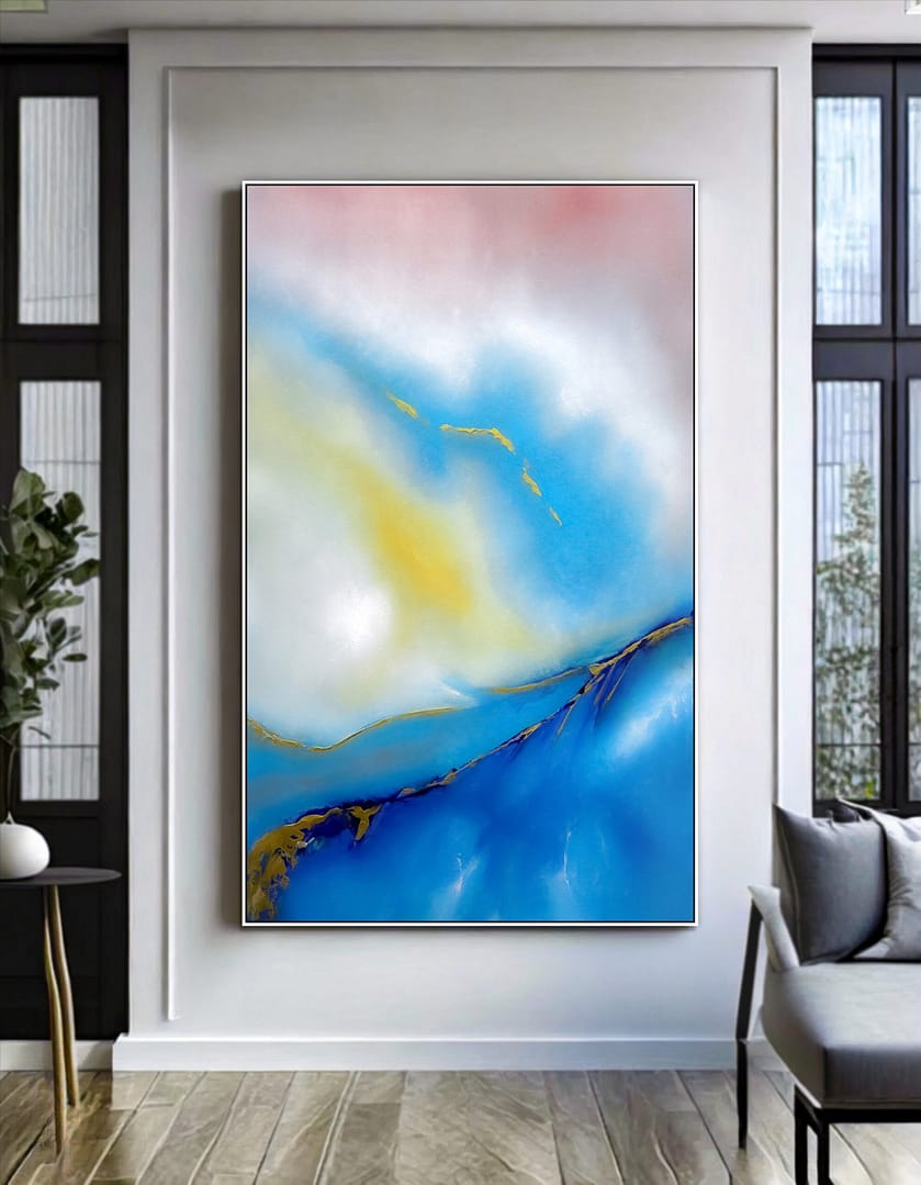 abstract canvas painting