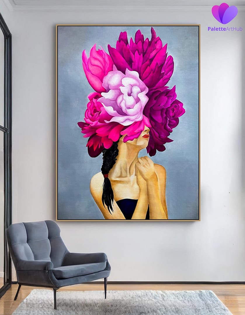 large painting on canvas