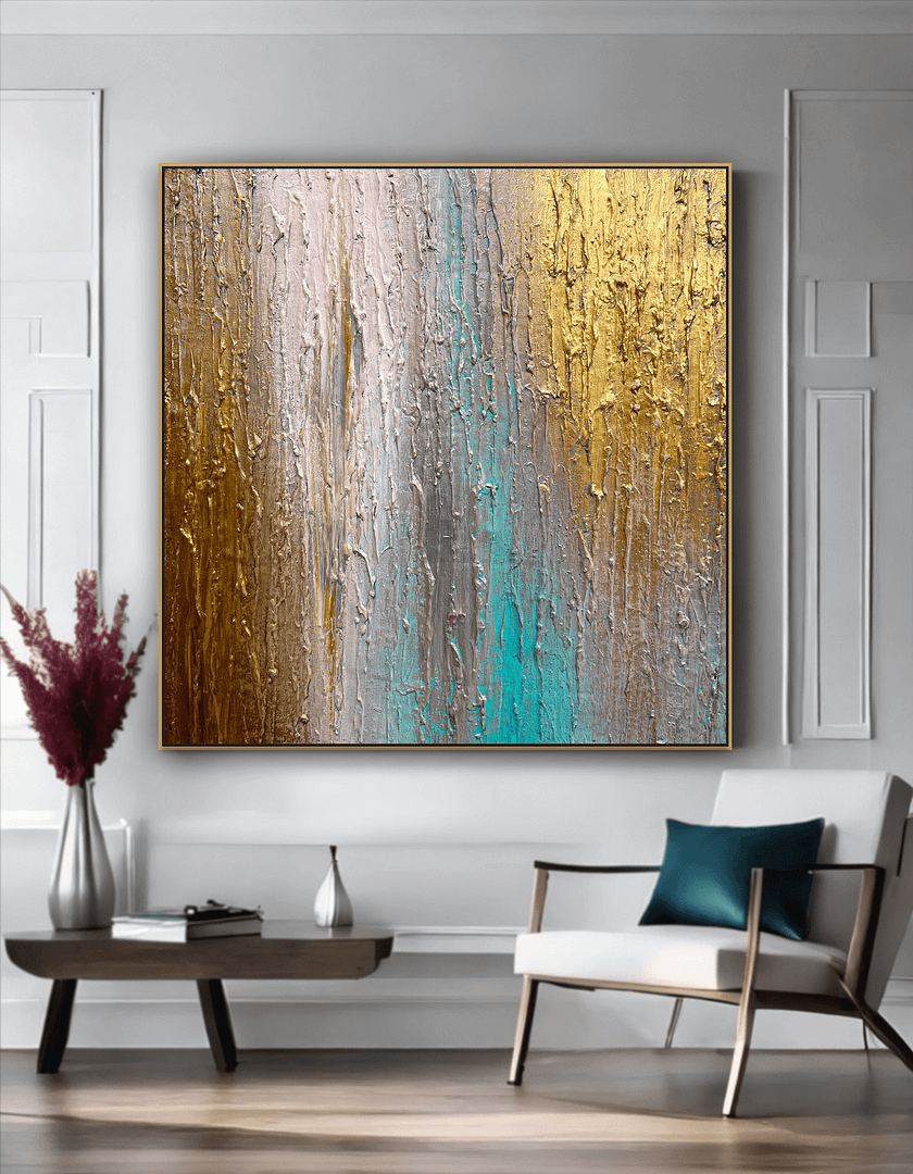 abstract canvas art painting