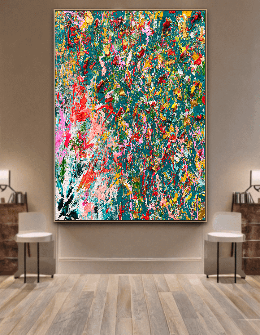 canvas abstract painting