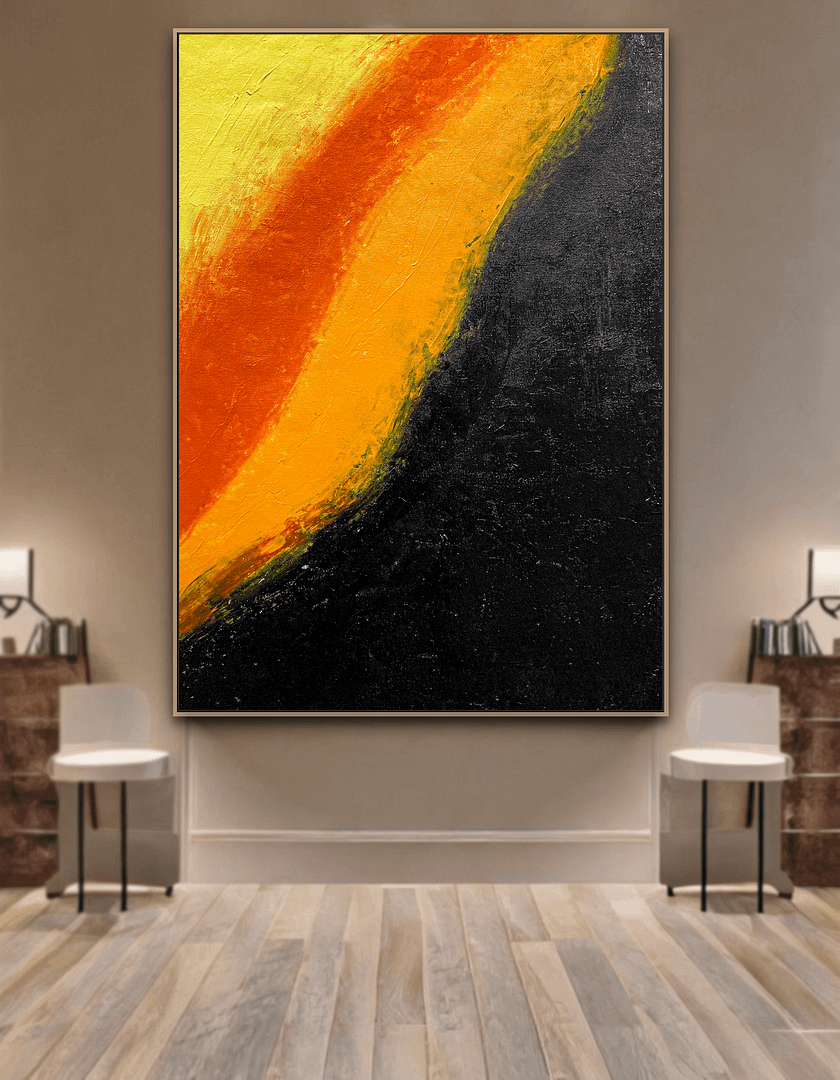 abstract on canvas