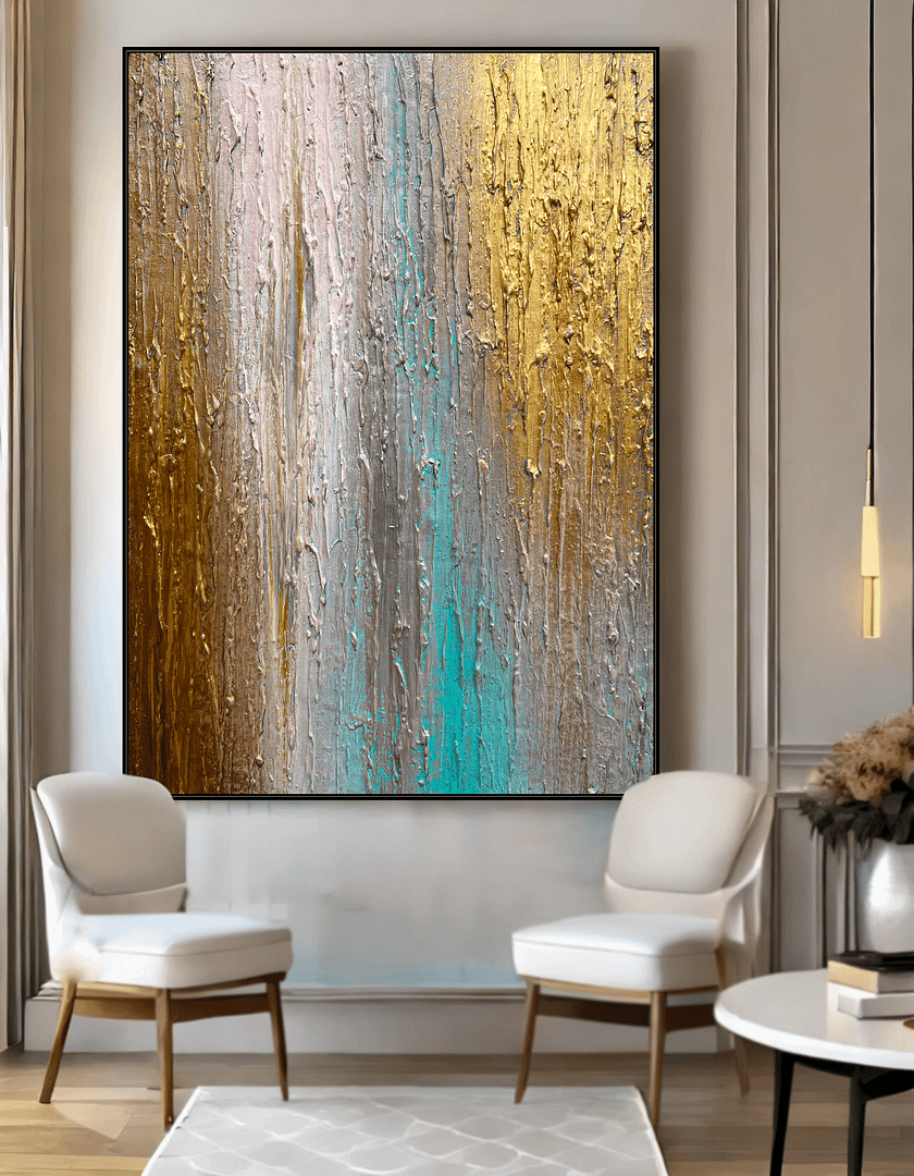 abstract textured painting