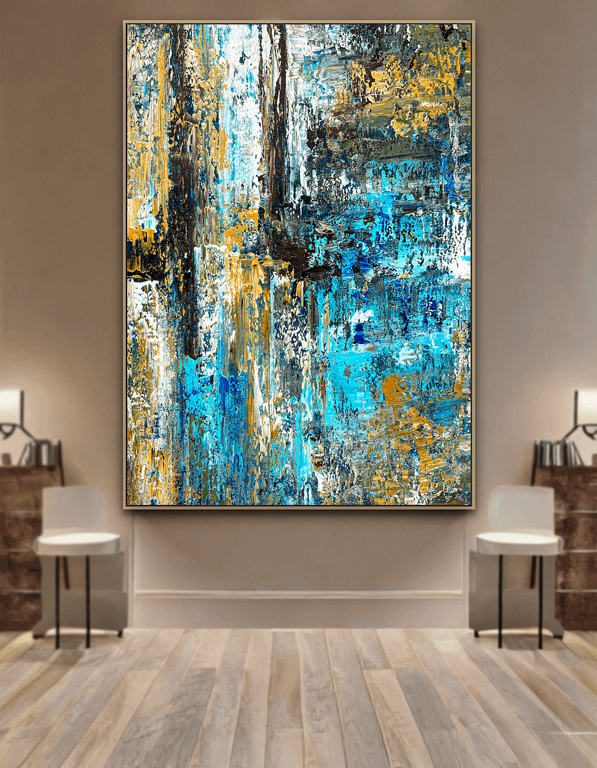 texture wall art painting