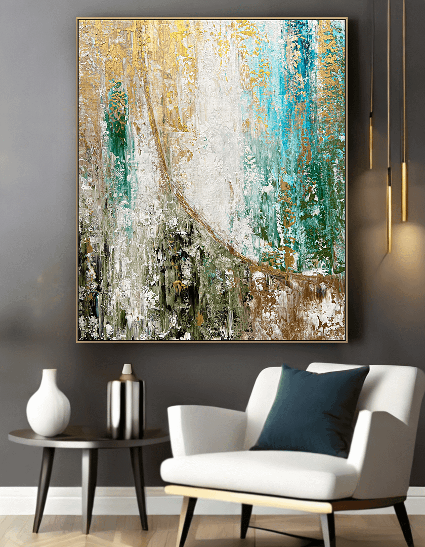 oversized abstract art