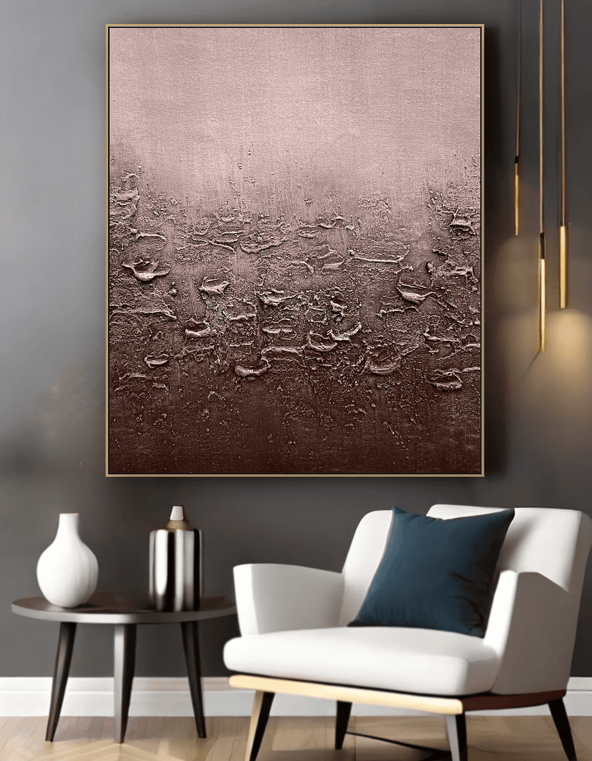 large abstract painting