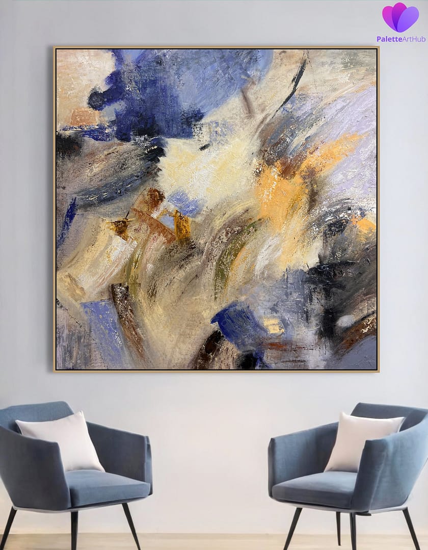 wall art abstract painting canvas