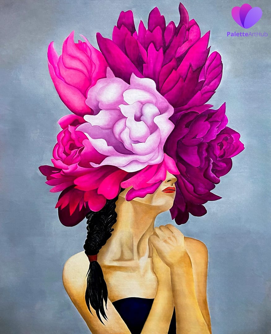 extra large painting on canvas