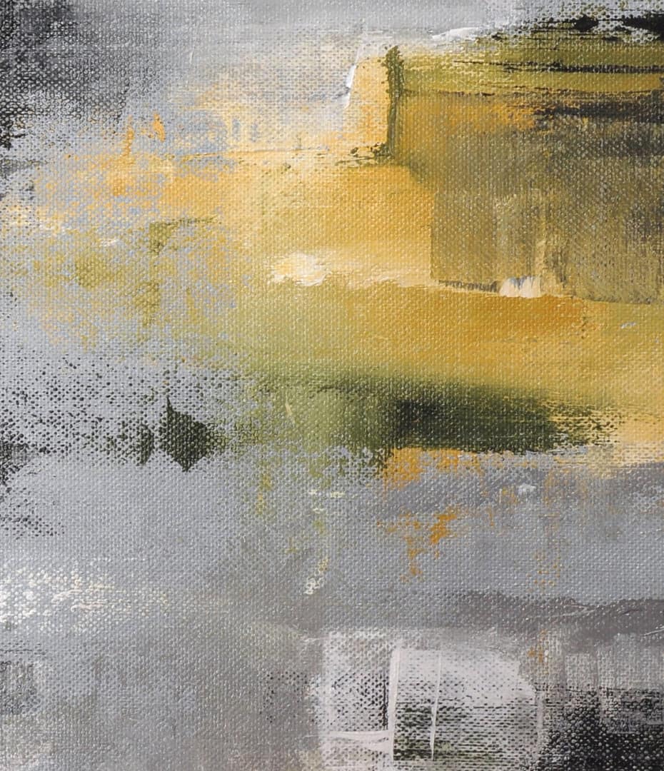 Abstract painting on canvas